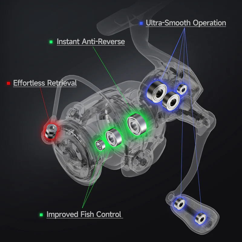 Ultra-Light CNC Spinning Fishing Reel