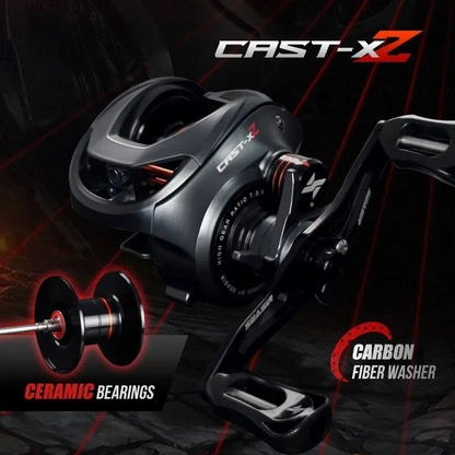 7.3:1 Baitcasting Reel with Magnetic Brake