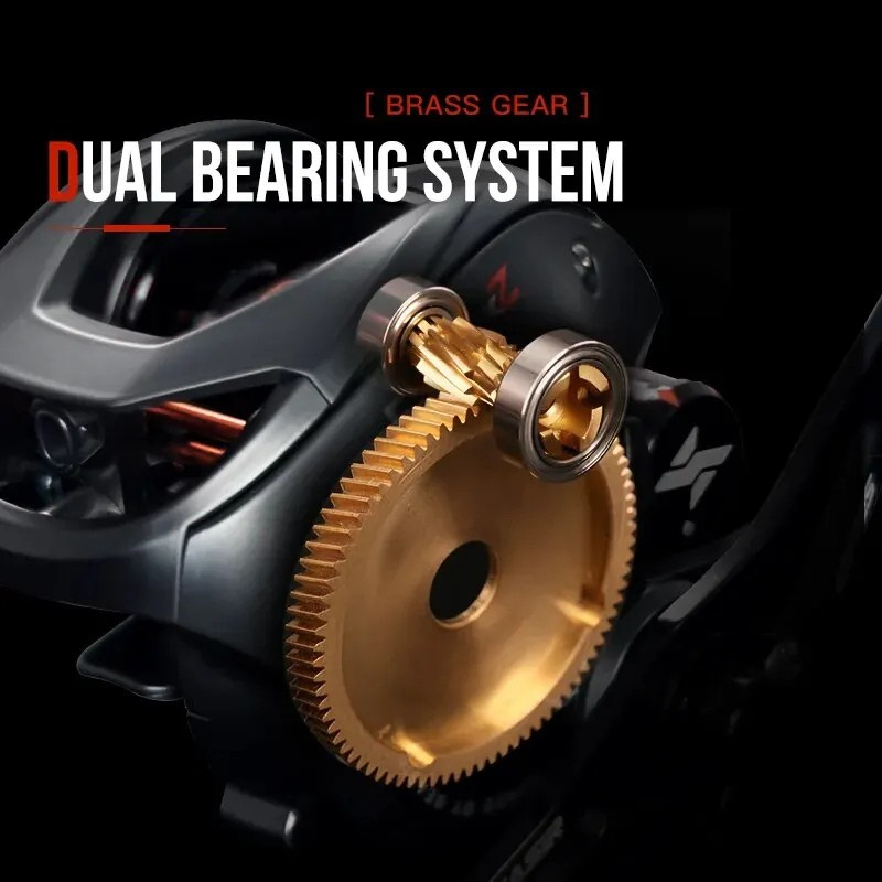 7.3:1 Baitcasting Reel with Magnetic Brake