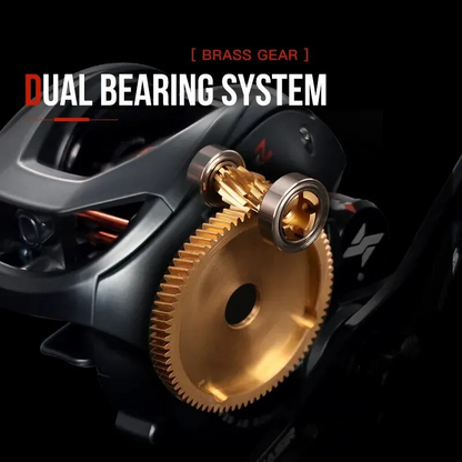 7.3:1 Baitcasting Reel with Magnetic Brake
