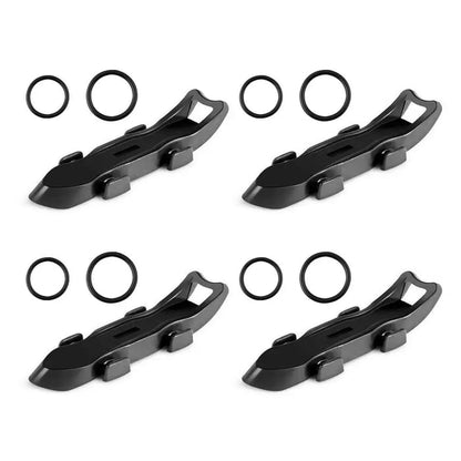 1/2/4 Sets Magnetic Fishing Lure Hook Holder with Rubber Rings