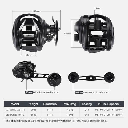 Long Casting Baitcasting Reel